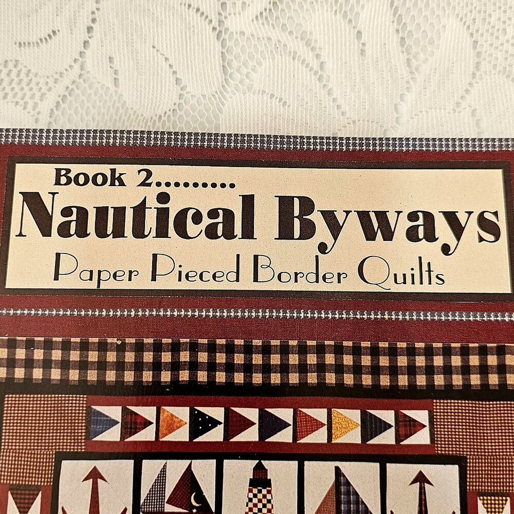 Nautical Byways Paper Pieced Border Quilts Book 2 Paperback 14pg pattern unused - Picture 6 of 6